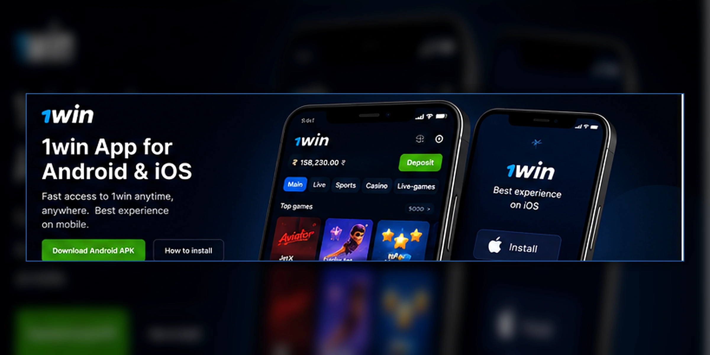 App 1win Colombia — APK Android, iPhone y Funciones — 1win Colombia